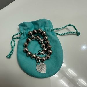 Tiffany Ball Bracelet with Return to Tiffany heart tag